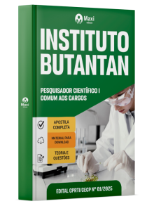 Apostila Instituto Butantan - SP - 2025
