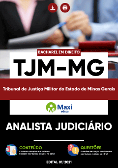 Apostila Tribunal de Justiça Militar do Estado de Minas Gerais - TJM-MG
