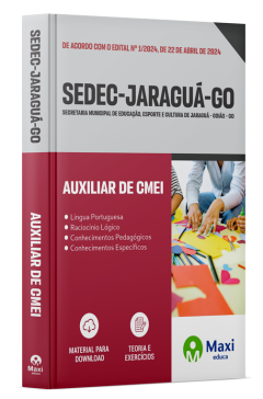 Apostila SEDEC Jaraguá - GO - 2024