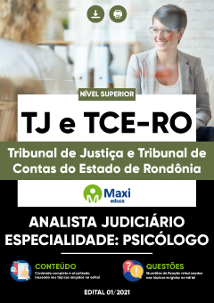 Apostila Tribunal de Justiça e Tribunal de Contas do Estado de Rondônia - TJ e TCE-RO