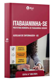 Apostila Prefeitura de Itabaianinha-SE 2024