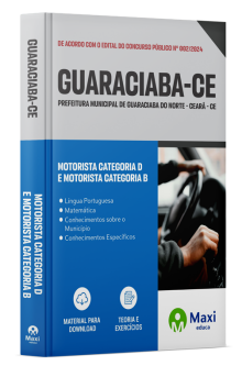 Apostila Prefeitura de Guaraciaba Do Norte - CE - 2024