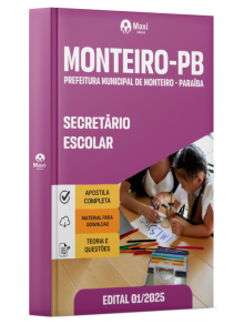 Apostila Prefeitura de Monteiro - PB - 2025