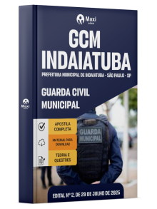 Apostila GCM Indaiatuba - Prefeitura de Indaiatuba - SP - 2025