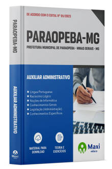 Apostila Prefeitura de Paraopeba-MG 2023
