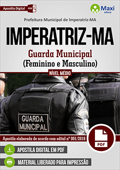 Apostila Digital em PDF da Prefeitura de Imperatriz-MA