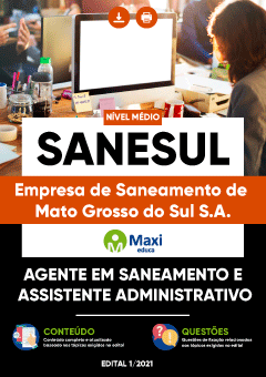 Apostila Empresa de Saneamento de Mato Grosso do Sul S.A. - SANESUL