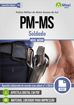 Apostila  Polícia Militar de Mato Grosso do Sul - PM-MS