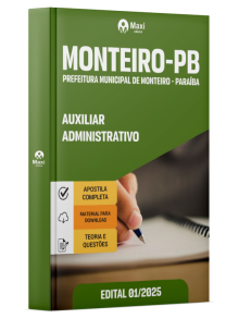 Apostila Prefeitura de Monteiro - PB - 2025