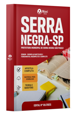 Apostila Prefeitura de Serra Negra-SP 2025