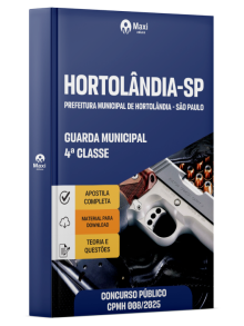 Apostila Prefeitura de Hortolândia - SP  - 2025