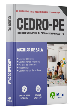 Apostila Prefeitura de Cedro-PE 2024