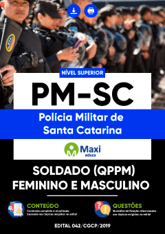 Apostila Digital em PDF da Polícia Militar de Santa Catarina - PM-SC