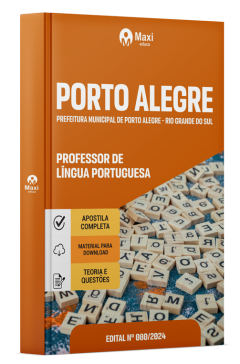 Apostila Prefeitura Municipal de Porto Alegre - RS - 2024
