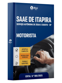 Apostila SAAE de Itapira 2025