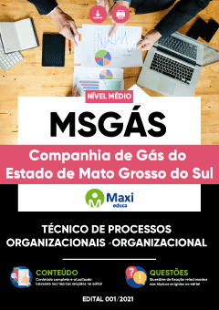 Apostila Companhia de Gás do Estado de Mato Grosso do Sul - MSGÁS