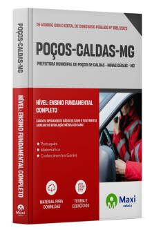 Apostila Prefeitura de Poços de Caldas - MG - 2024