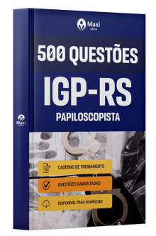 Caderno 500 questões gabaritadas -IGP-RS  2025
