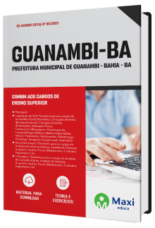 Apostila Prefeitura de Guanambi - BA - 2023