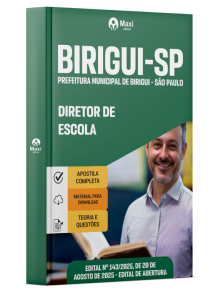 Apostila Prefeitura de Birigui - SP - 2025