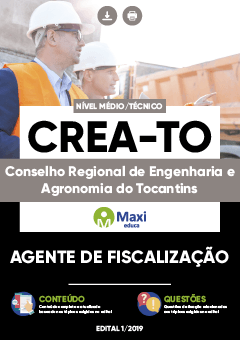 Apostila Digital em PDF do Conselho Regional de Engenharia e Agronomia do Tocantins - CREA-TO
