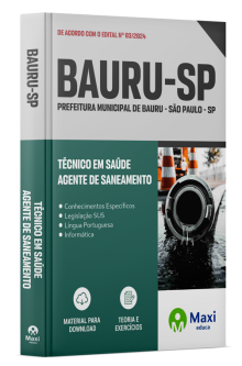 Apostila Prefeitura de Bauru - SP - 2024