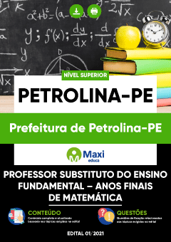 Apostila Digital em PDF da Prefeitura de Petrolina - PE