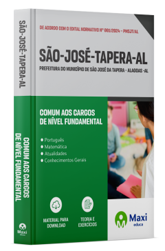 Apostila Prefeitura de São José da Tapera-AL 2024