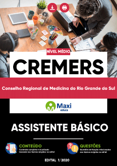 Apostila Conselho Regional de Medicina do Rio Grande do Sul - CREMERS