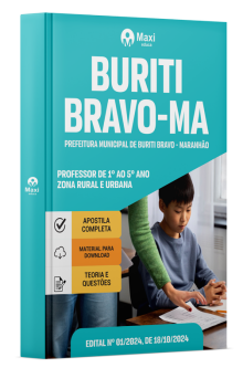 Apostila Prefeitura de Buriti Bravo-MA 2024