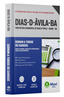 Apostila Prefeitura de Dias D"ávila - BA - 2024