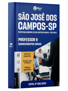 Apostila Prefeitura de São José dos Campos - SP - 2025
