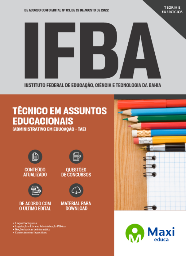 - Apostila Instituto Federal de Educação, Ciência e Tecnologia da Bahia