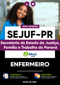 Apostila Secretaria de Estado da Justiça, Família e Trabalho do Paraná - SEJUF-PR