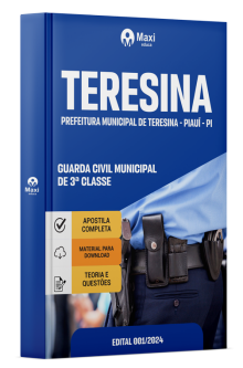 Apostila Prefeitura de Teresina - Piauí - PI - 2024