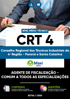Apostila Digital em PDF do Conselho Regional dos Técnicos Industriais da 4ª Região - Paraná e Santa Catarina - CRT 4