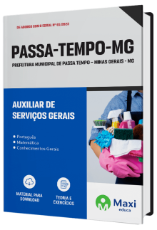 Apostila Prefeitura de Passa Tempo - MG - 2023