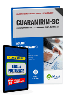 Apostila Prefeitura de Guaramirim - SC - 2023