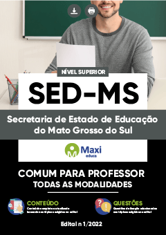 Apostila Secretaria de Estado de Educação de Mato Grosso do Sul - SED-MS
