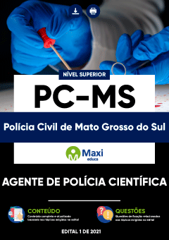 Apostila Digital em PDF da Polícia Civil de Mato Grosso do Sul - PC-MS