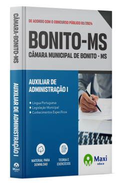 Apostila Câmara de Bonito - MS - 2024