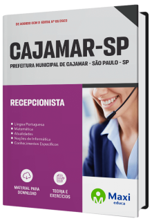 Apostila Prefeitura  de Cajamar  - SP - 2023