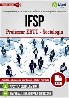 Professor EBTT - Sociologia
