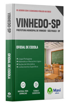 Apostila Prefeitura de Vinhedo - SP - 2023