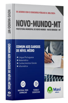 Apostila Prefeitura de Novo Mundo - MT 2024