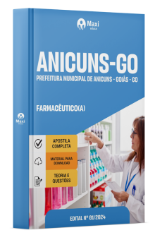 Apostila Prefeitura de Anicuns - GO - 2024