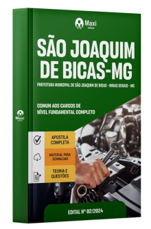 Apostila Prefeitura de São Joaquim de Bicas-MG 2024