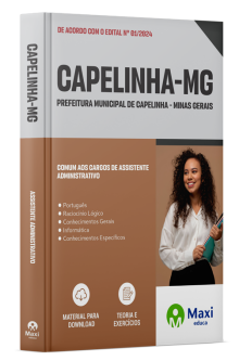 Apostila Prefeitura de Capelinha-MG 2024