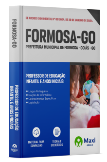 Apostila Prefeitura de Formosa - GO - 2024