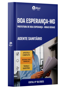 Apostila Prefeitura de Boa Esperança - MG - 2025